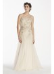 Melissa Sweet Net Wedding Dress with Straps Melissa Sweet MS251111