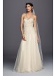 Melissa Sweet Strapless Tulle Sheath Wedding Dress Melissa Sweet MS251130