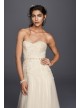 Melissa Sweet Strapless Tulle Sheath Wedding Dress Melissa Sweet MS251130