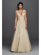 Melissa Sweet Wedding Dress with Plunging Neckline Melissa Sweet MS251151