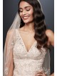 Mermaid Beaded Floral Lace Wedding Dress  CWG832