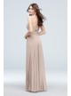 Mesh Illusion Cutout Full Skirt Bridesmaid Dress  F20050