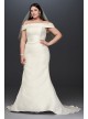 Mikado Off-the-Shoulder Plus Size Wedding Dress  Collection 4XL9WG3880