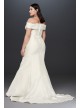 Mikado Off-the-Shoulder Plus Size Wedding Dress  Collection 4XL9WG3880