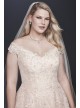 Off-the-Shoulder Applique Plus Size Wedding Dress  Collection 9WG3940