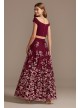 Off the Shoulder Crop and Embroidered Skirt Set Trixxi 29149969V1