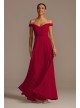 Off the Shoulder Full Skirt Bridesmaid Dress  F20227