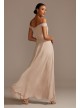 Off the Shoulder Full Skirt Bridesmaid Dress  F20227