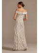 Off the Shoulder Lace Gown with Embellished Detail Alex Evenings 81122267