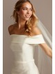 Off-the-Shoulder Mikado Trumpet Wedding Dress  Collection WG3880