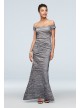 Off-the-Shoulder Pleated Taffeta Mermaid Gown Alex Evenings 166198D