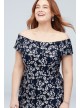 Off the Shoulder Popover Lace Plus Size Gown Betsy and Adam A22182W