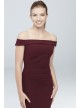 Off-the-Shoulder Stretch Crepe Ruched Dress DB Studio AP2E205054