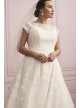  Cap Sleeve Tea Length Wedding Dress  8CMK513