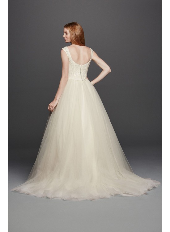  Embellished Tulle Wedding Dress  CWG733