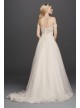  Off the Shoulder Tulle Wedding Dress  CWG729