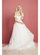  Off the Shoulder Tulle Wedding Dress  CWG729