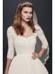  Organza Wedding Dress with 3/4 Sleeve  4XLCWG731