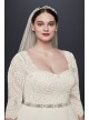  Plus Size Beaded Lace Wedding Dress  4XL8CWG731