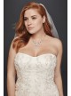  Satin Trumpet Wedding Dress with Lace  8CWG594