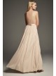 One-Shoulder Charmeuse Chiffon Bridesmaid Dress  VW360460