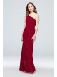 One-Shoulder Chiffon Bridesmaid Dress with Cascade  F20011