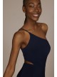 One Shoulder Jersey Gown with Cutout Jump 11078D