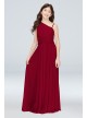 One Shoulder Mesh Junior Bridesmaid Dress  JB9892