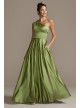 One Shoulder Satin Strappy Back Ball Gown Blondie Nites 2025BN