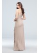 One Shoulder Twisted Knot Cascade Bridesmaid Dress  F19990