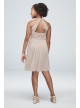 Open-Back Lace Mesh Short Junior Bridesmaid Dress  JB9886