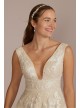 Organza A-Line Wedding Gown with Shirred Hem Melissa Sweet MS251257