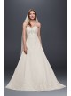 Organza Empire Wedding Dress with Removable Straps Jewel WG3838