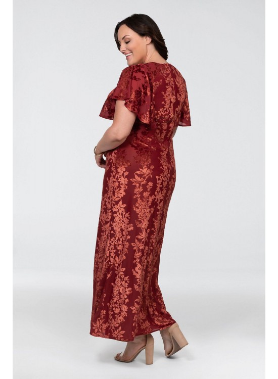 Parisian Dream Velvet Plus Size Gown Kiyonna 12190903