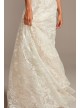 Pave Crystal Beaded Double Strap Wedding Dress  SWG840