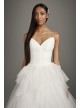 Peaked Sweetheart Tulle Ball Gown Wedding Dress  VW351485