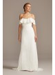 Pearl Trimmed Off-the-Shoulder Wedding Dress  Collection WG3984