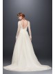 Petite Long Sleeve Wedding Dress With Low Back  Collection 7WG3831