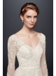 Petite Long Sleeve Wedding Dress With Low Back  Collection 7WG3831