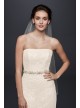 Petite Strapless Lace Trumpet with Tulle Skirt Galina 7KP3765