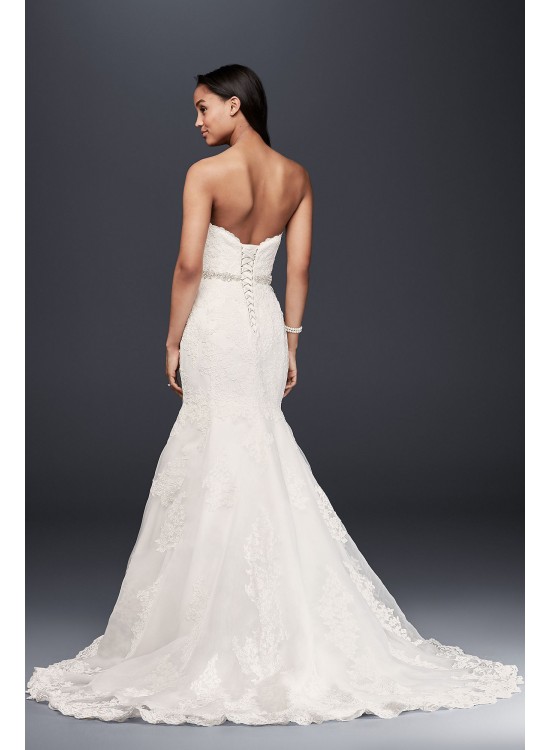 Petite Strapless Wedding Dress with Beaded Sash  Collection 7V3680