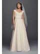 Petite Tulle A-line Wedding Dress and Beaded Sash  Collection 7WG3787