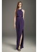 Pleated Cross-Back Double Cloth Bridesmaid Dress  VW360468