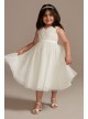 Pleated Glitter Tulle A-Line Flower Girl Dresses,aaa00f Girl Dress DB Studio WG1441