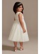 Pleated Glitter Tulle A-Line Flower Girl Dresses,aaa00f Girl Dress DB Studio WG1441