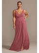 Pleated Tank Stretch Crepe Bridesmaid Dress  F20104