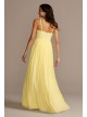 Plunging Chiffon Gown with Embellished Bodice Speechless X36835CA7