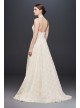 Plunging Lace Halter Ball Gown Wedding Dress Galina WG3844