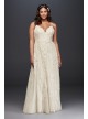 Plus Size A-Line Wedding Dress with Double Straps Melissa Sweet 8NTMS251177