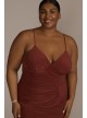 Plus Size Ruched Stretch Jersey Dress DB Studio WBM3023W